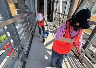 病院建物内清掃